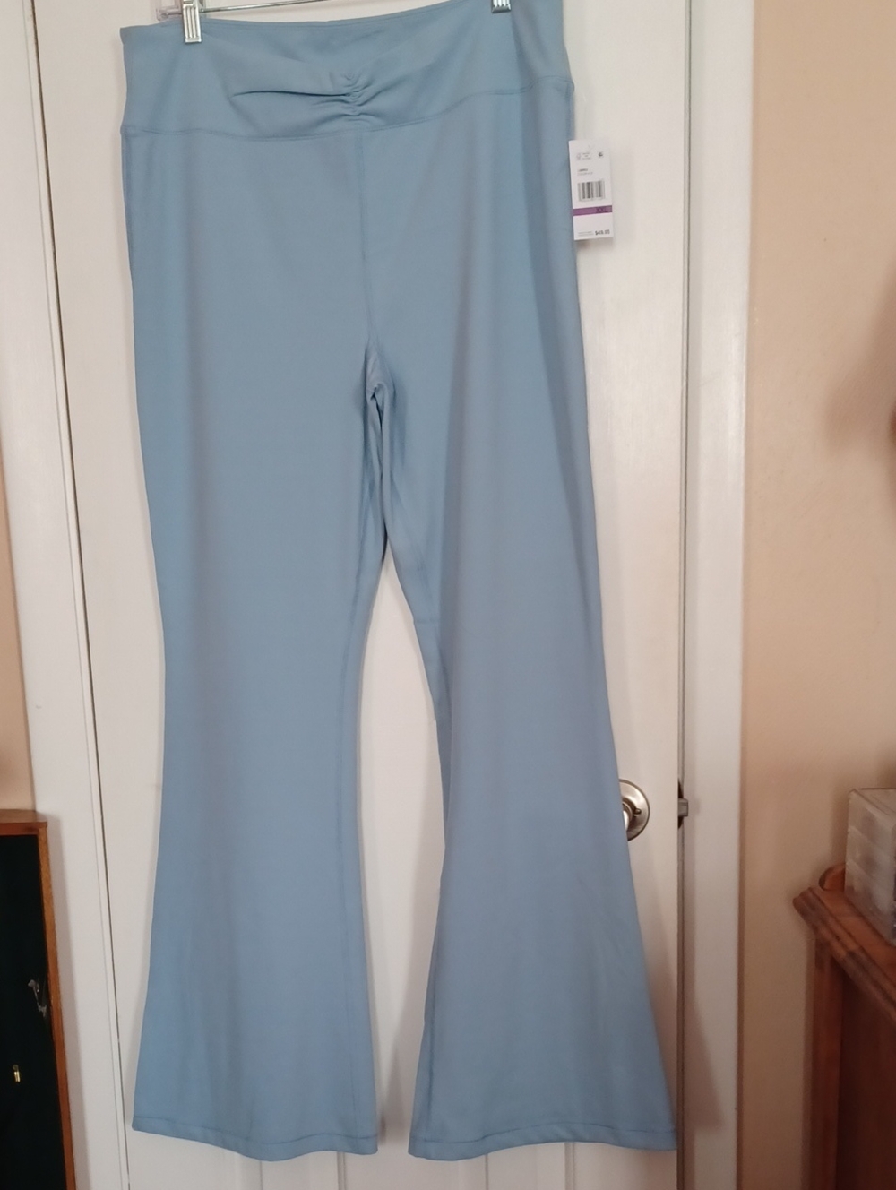 Aeropostale Light Blue Pull-On Flare Pants